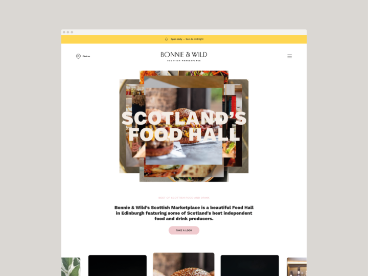 Bonnie Wild Web Layout