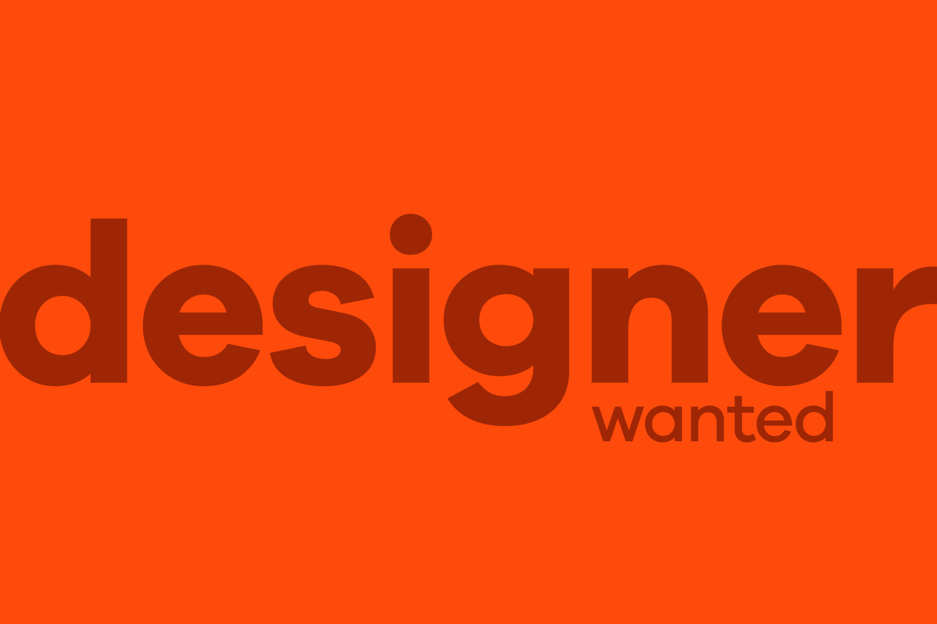 Designer wanted